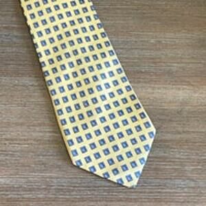 Vintage Silk Zylos Gold George Machado Men’s Tie
